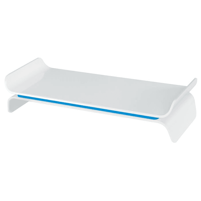 Leitz 65040036 držiak / stojan na monitory 68,6 cm (27") Modrá, Biela Stôl