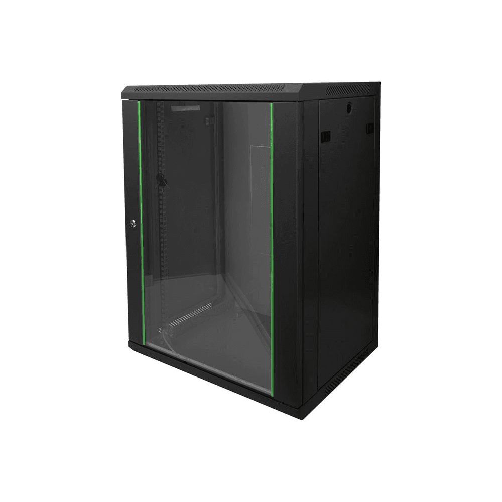 Skriňa Rack Digitus DN-19 16-U-EC-SW 16U 600x450x816 mm zložená závesná