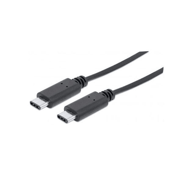 Manhattan 353526 USB kábel 1 m USB 3.2 Gen 2 (3.1 Gen 2) USB C Čierna