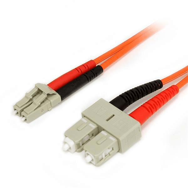 StarTech.com FIBLCSC3 InfiniBand a kábel z optických vlákien 3 m LC SC Oranžová