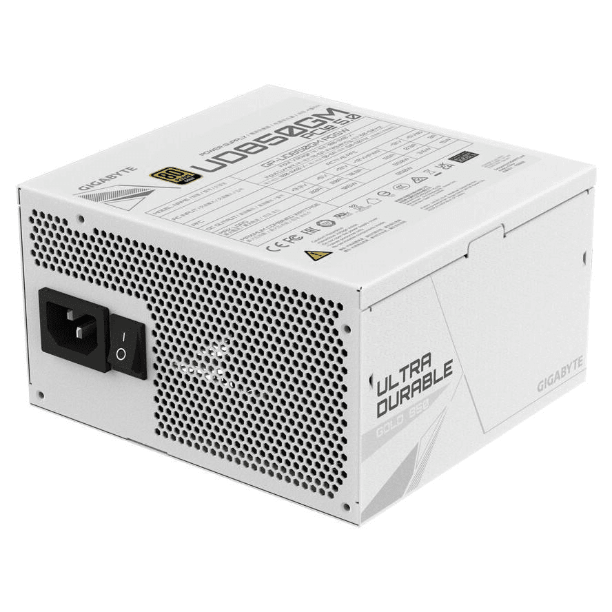 GIGABYTE UD850GM PG5W zdroj 850 W 20+4 pin ATX ATX Čierna