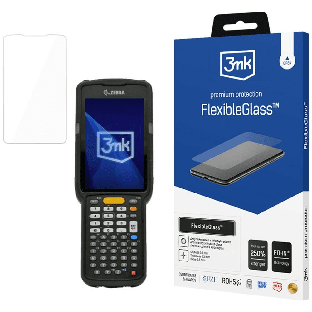 Hybridné ochranné sklo 7H 3mk FlexibleGlass na displej pre Zebra MC3300