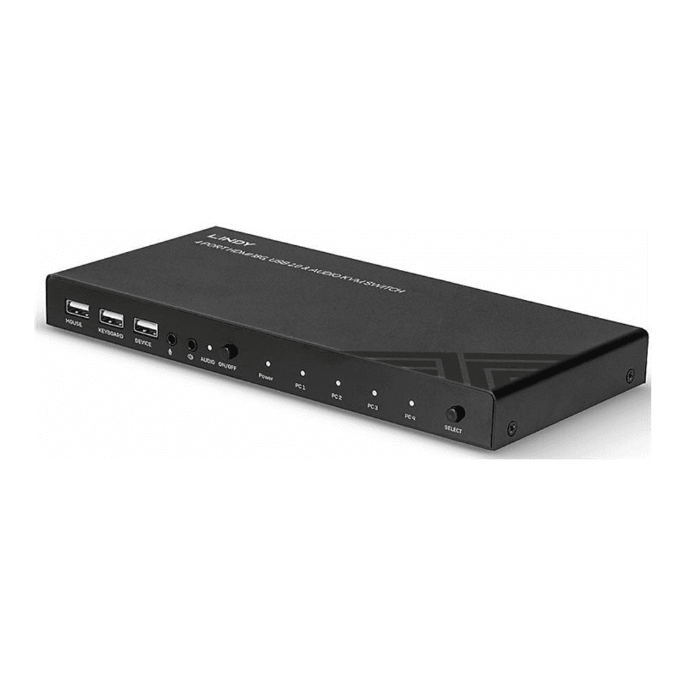Lindy 32810 KVM prepínač Čierna