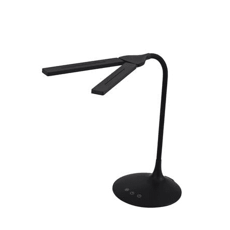 Stolná lampa Alba DKD čierna výkon až 280 lm W