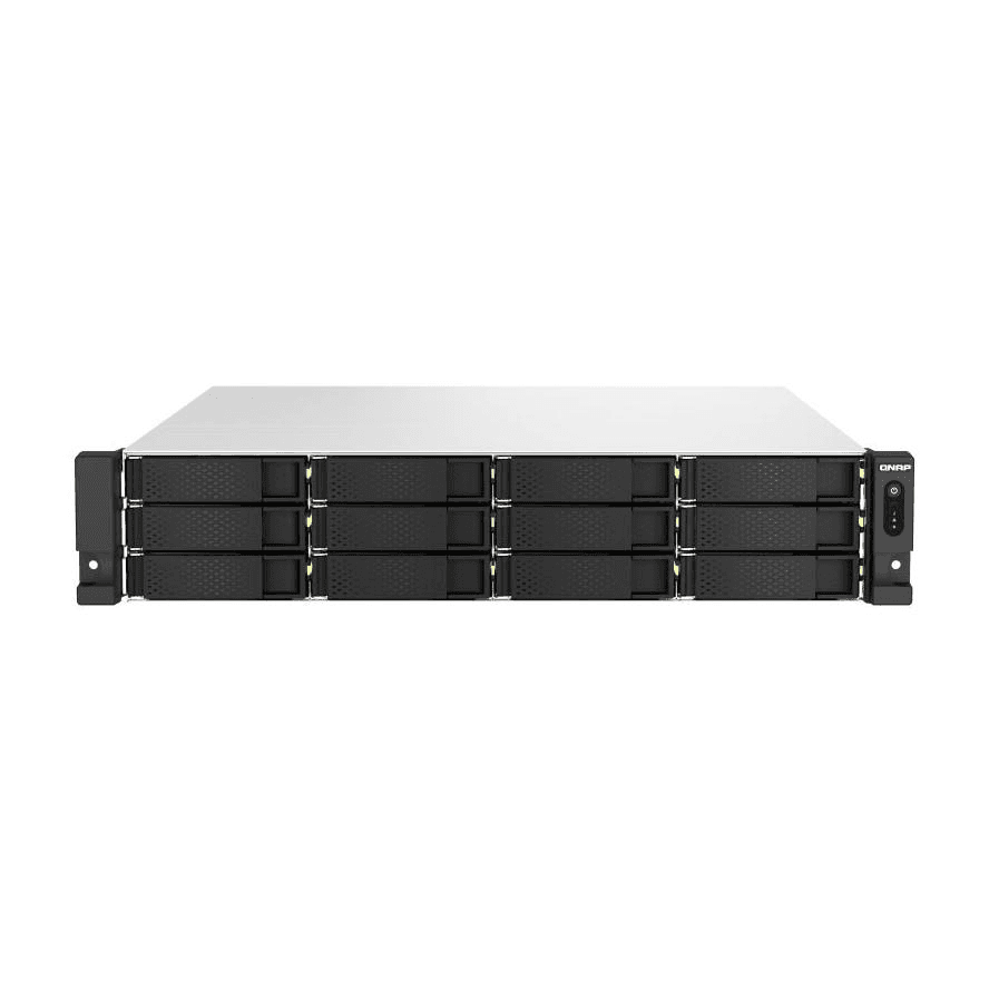 QNAP TS-h1887XU-RP NAS Rack (2U) Ethernet / LAN pripojenie Čierna, Biela E-2334