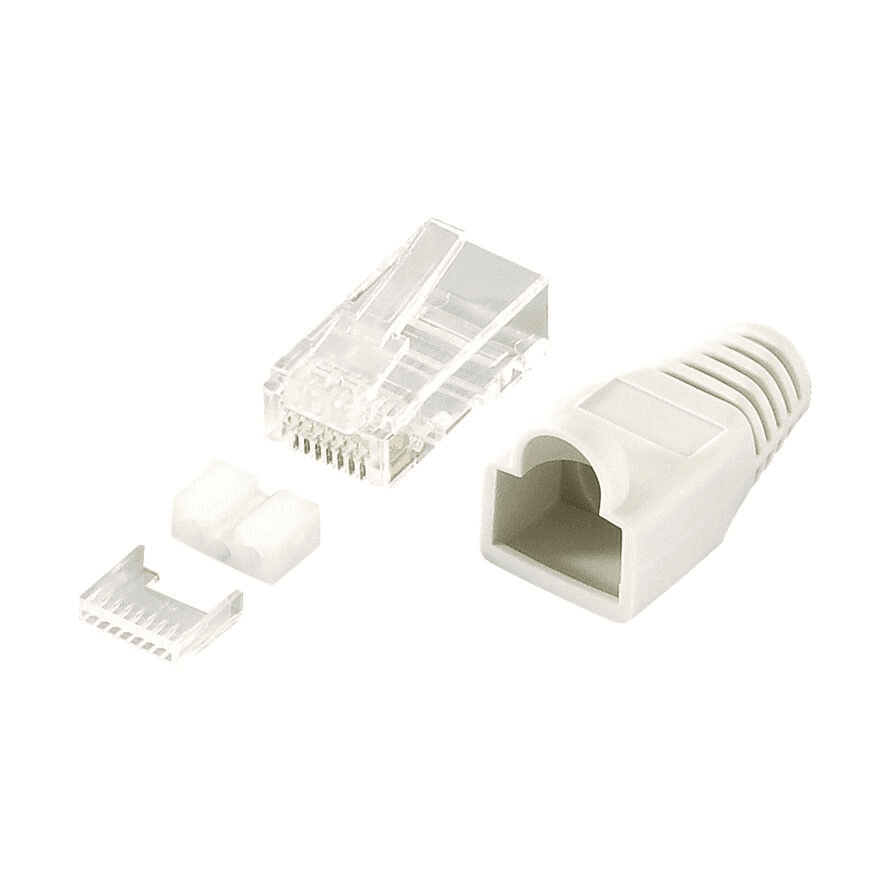 Konektory RJ45 LogiLink MP0021 s krytkou, 100 kusov