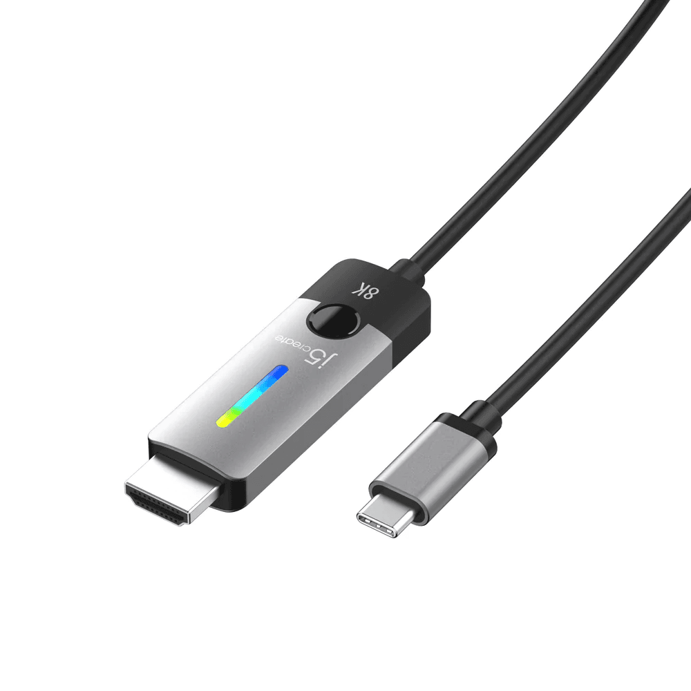 j5create JCC157 1,79 m USB Typ-C HDMI Čierna, Šedá