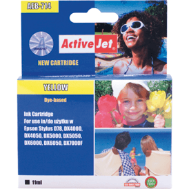Atrament ActiveJet AEB-414N pre Epson T0714 žltý (yellow) pre tlačiareň