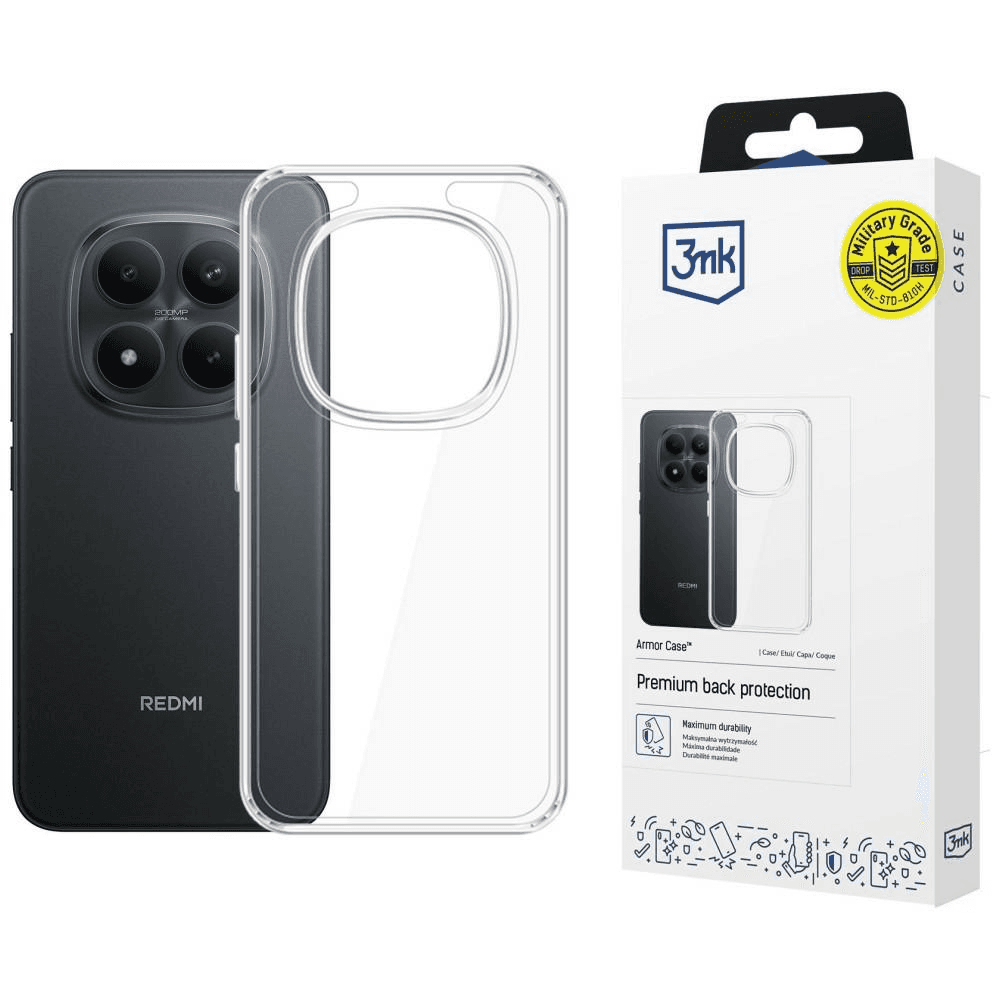 Kryt 3mk pre Xiaomi Redmi Note 15 Pro bezfarebný
