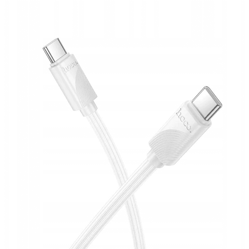 USB-C kábel na USB-C Hoco 3A 60W 1 m X114 biely