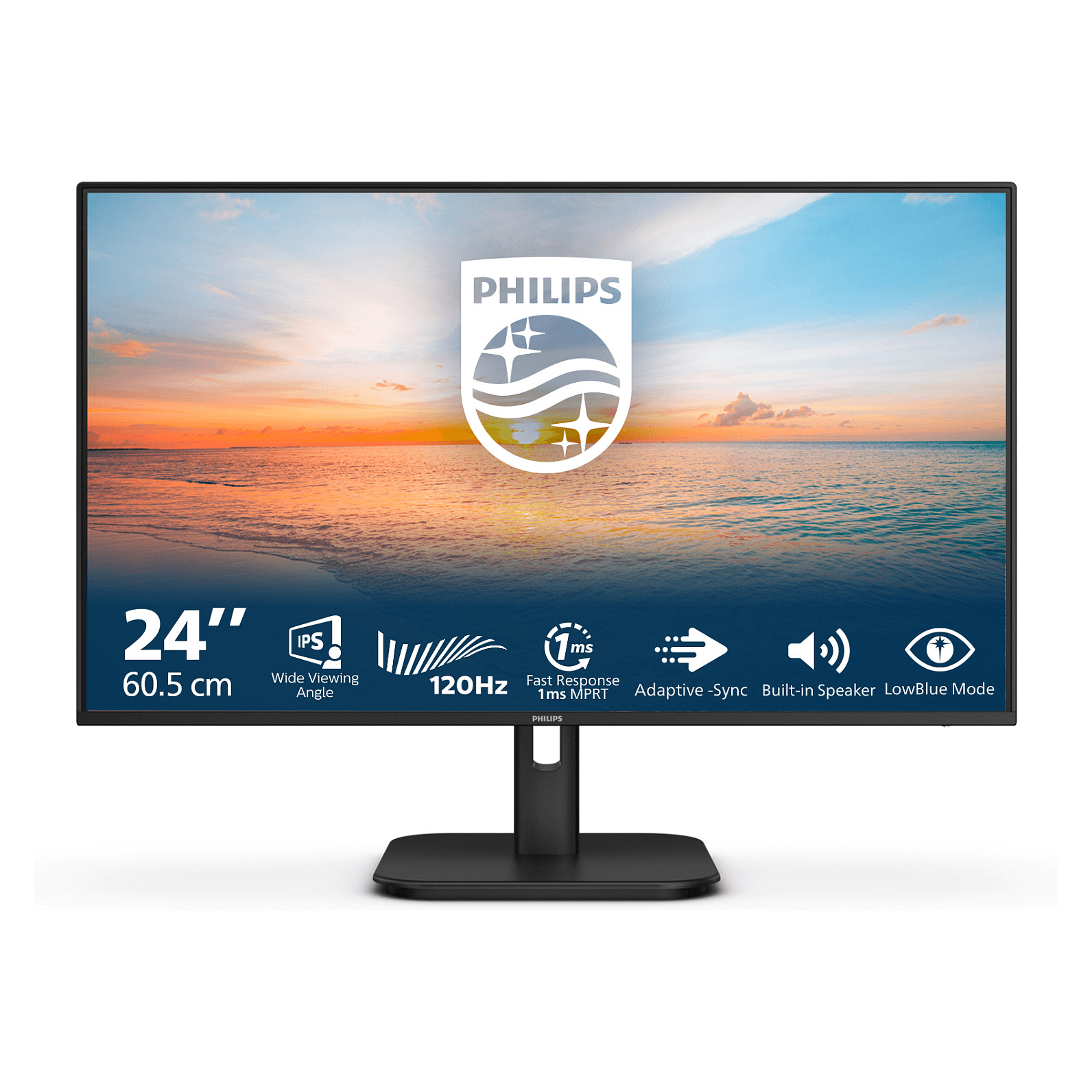 Philips 1000 series 24E1N1200A/00 LED display 60,5 cm (23.8") 1920 x 1080 px Full HD Čierna