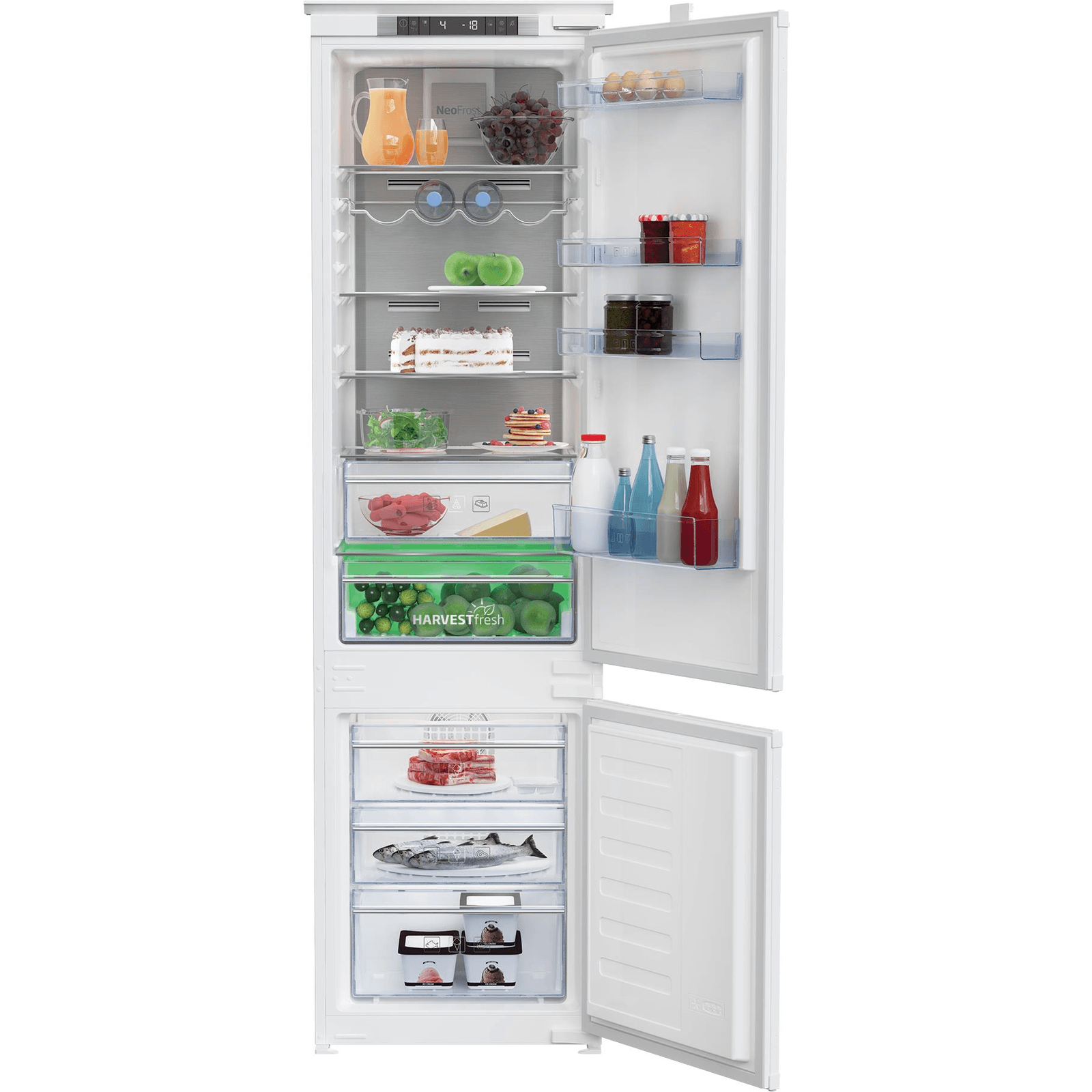 Beko BCNA306E4SN Vstavaný 306 L E Biela