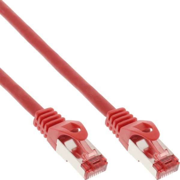 InLine 76407R sieťový kábel Červená 7,5 m Cat6 S/FTP (S-STP)