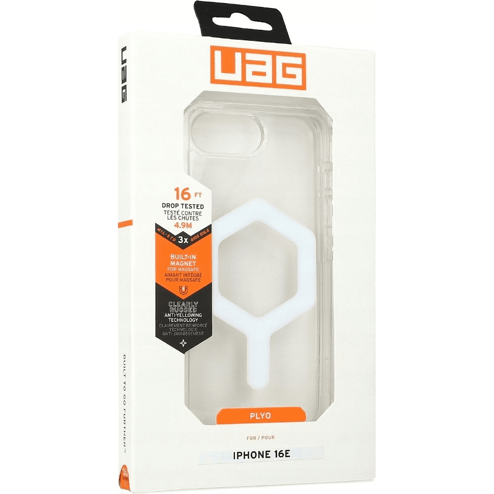 Kryt Urban Armor Gear Plyo pre Apple iPhone 16e/17e bezfarebný
