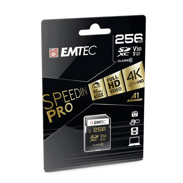 MicroSD karta Emtec ECMSD256GXC10SP 256 GB
