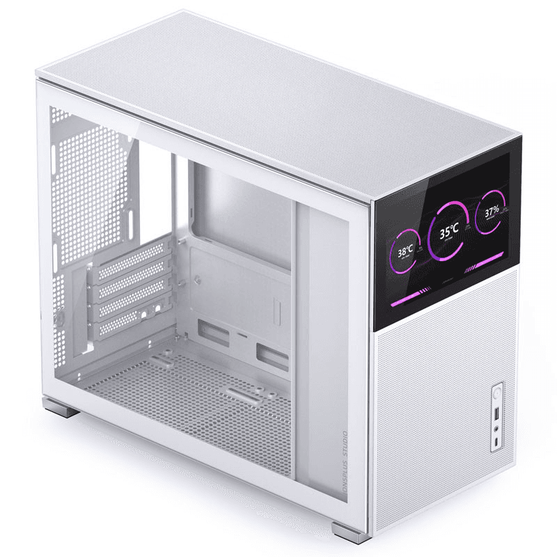 Puzdro Jonsbo D31 MESH WHITE SCREEN Micro Tower biele