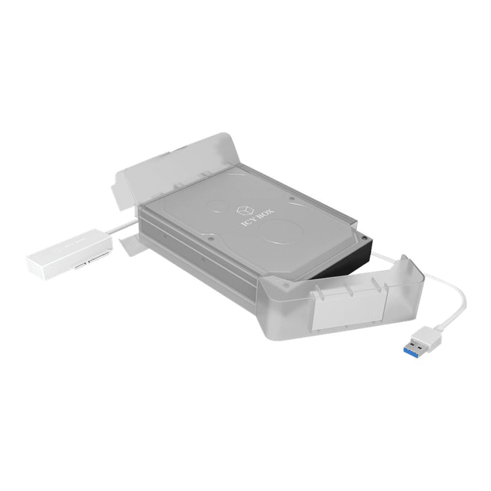 ICY BOX IB-AC705-6G USB 3.2 Gen 1 (3.1 Gen 1) Type-A Biela