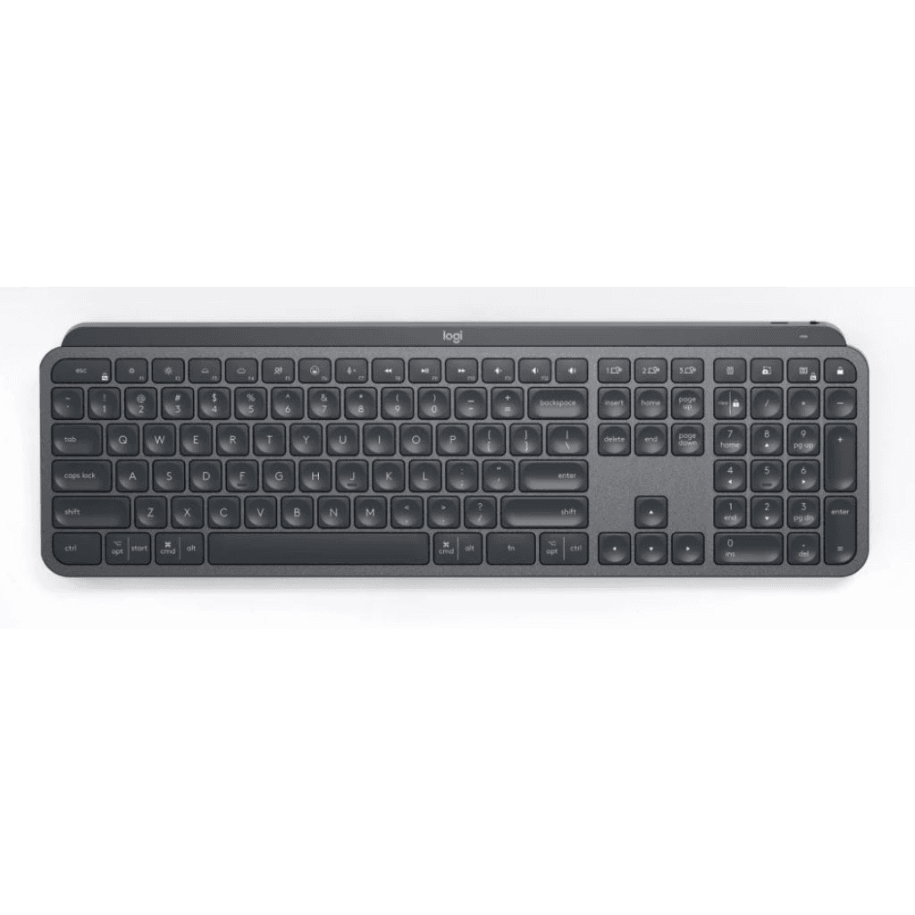 Logitech Mx Keys For Business klávesnica Kancelária Bluetooth Anglický Grafit