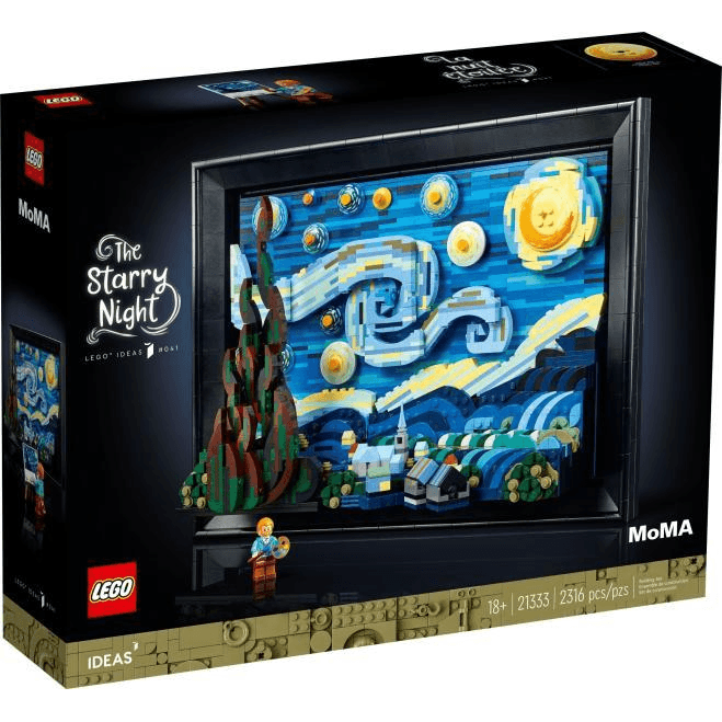 LEGO Ideas 21333 Hviezdna noc Vincenta van Gogha