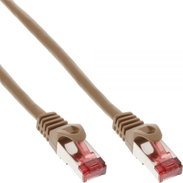 InLine 76420K sieťový kábel Hnedá 20 m Cat6 S/FTP (S-STP)