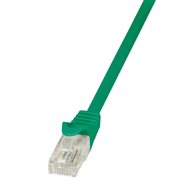 Patchcord U/UTP 5e Logilink RJ45 / RJ45 0,25 m zelená