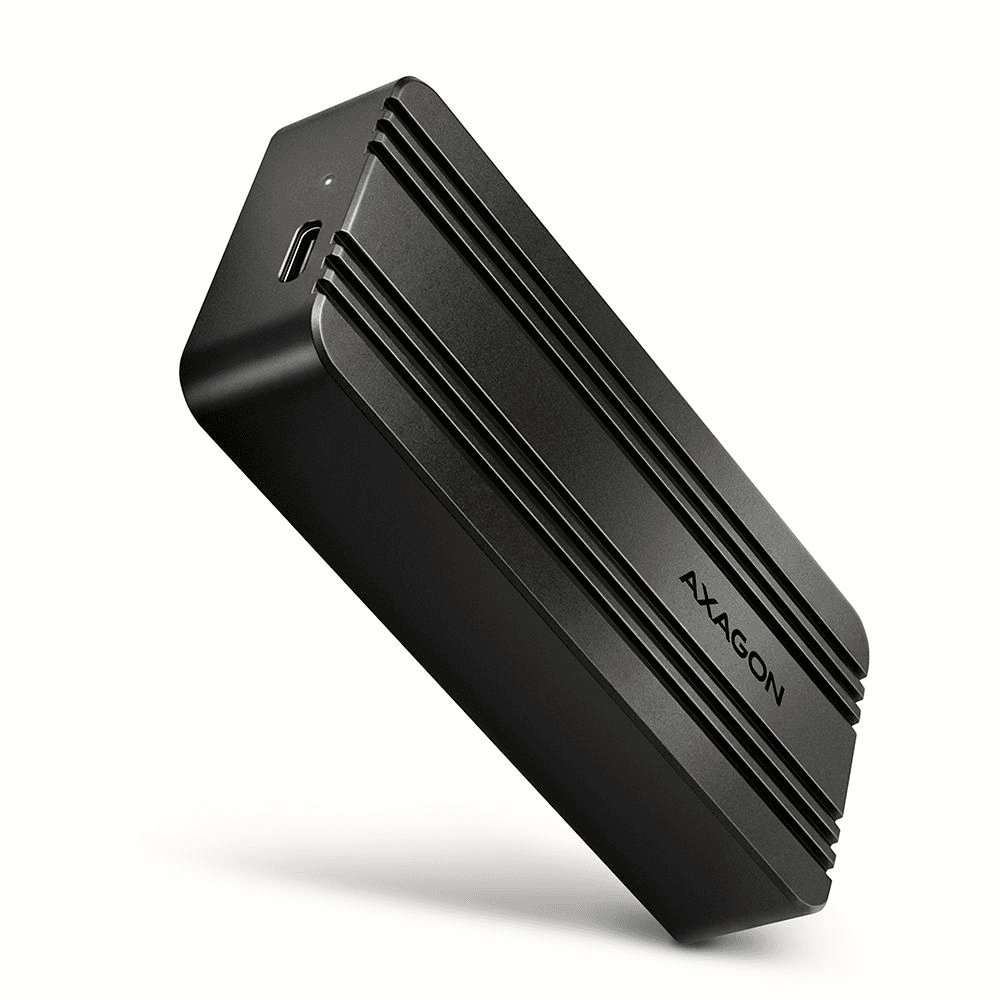 Axagon EEM2-40G puzdro pre disk Obal pre SSD Čierna M.2