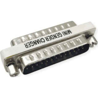 Adaptér / Redukcia Mini Gender Changer DSUB 25 pin M/M (samec/samec)