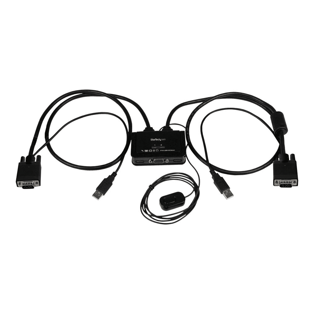 StarTech.com SV211USB KVM prepínač Čierna