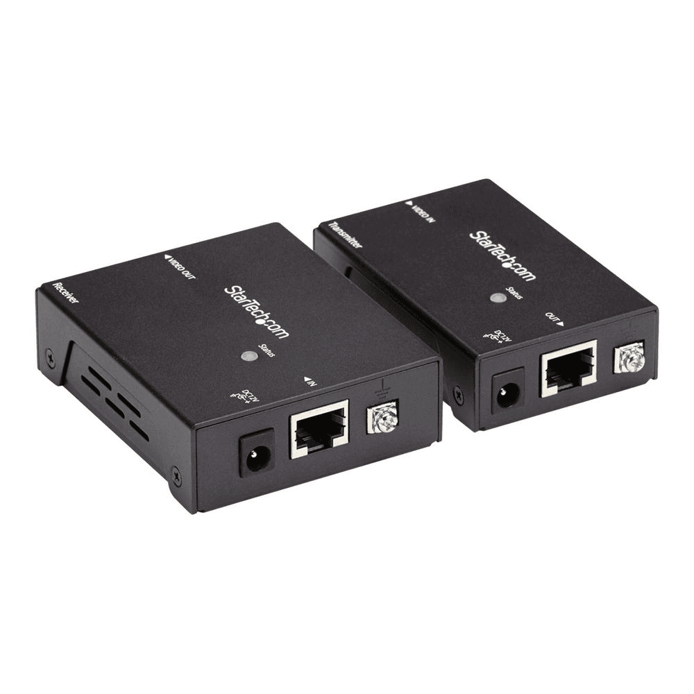 StarTech.com ST121HDBTE audio / video predlžovač AV vysielač a prijímač Čierna