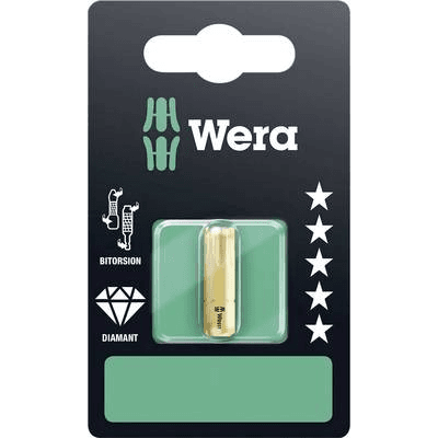 Bit Torx T 40 Wera 867/1 BDC SB SiS nástrojová oceľ Legovaná oceľ, s