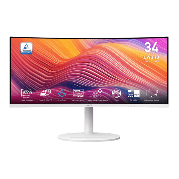 LED Monitor MSI Modern MD342CQPW 34" 3440 x 1440 px VA