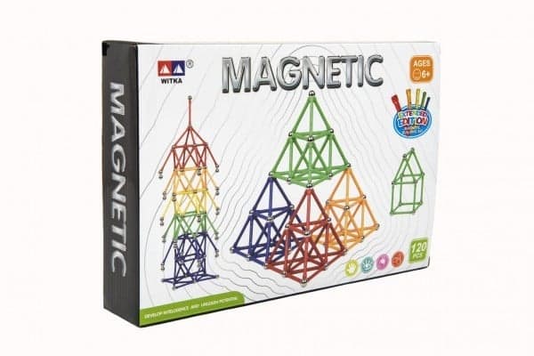 Magnetická stavebnica 120 ks
