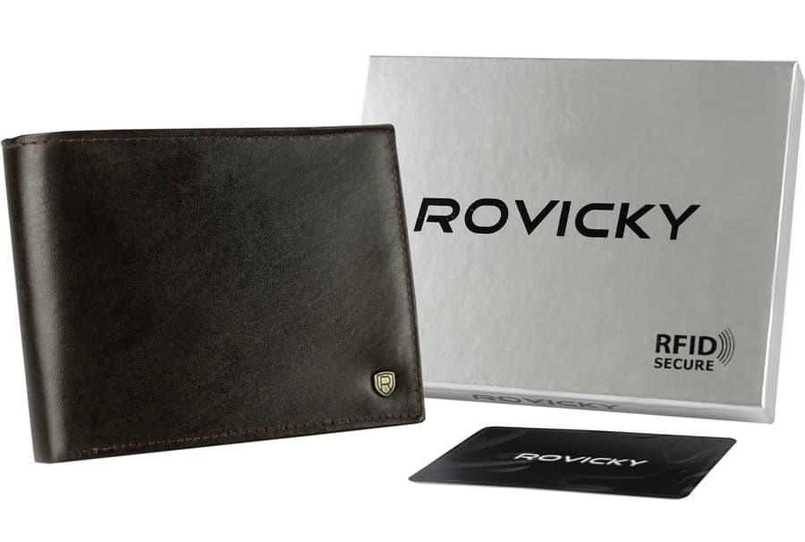 Klasická pánska kožená peňaženka - Rovicky skl.