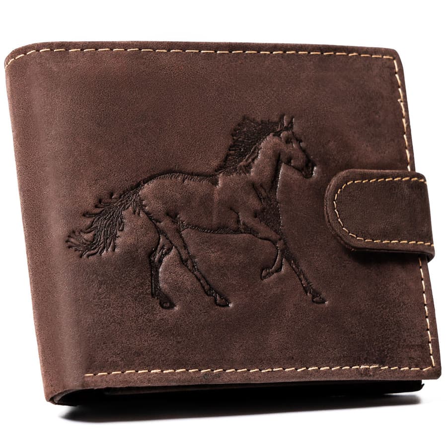 Kožená pánska peňaženka RFID N992L-CHM HORSE skl.