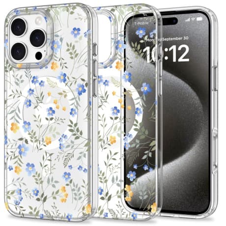 Tech-Protect Magmood MagSafe kryt na iPhone 16 Pro, spring flowers