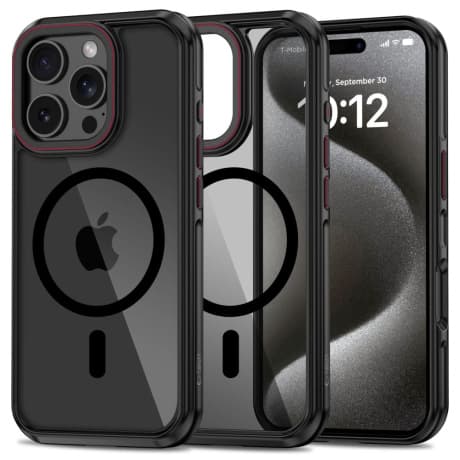 Tech-Protect Hybrid MagSafe kryt na iPhone 16 Pro Max, čierny