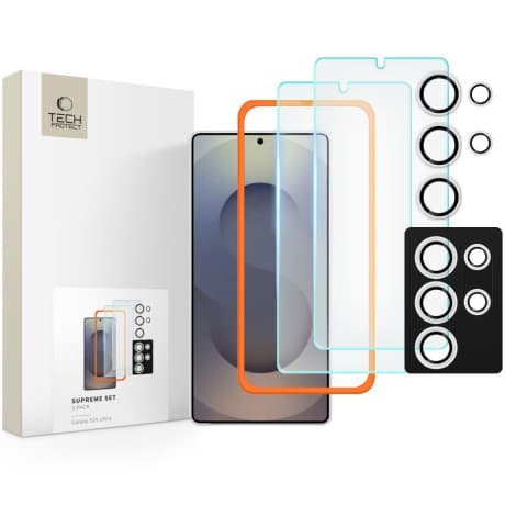Tech-Protect Supreme Set ochranné sklo na Samsung Galaxy S25 Ultra