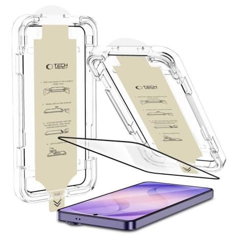Tech-Protect Quick Set AR ochranné sklo na Samsung Galaxy S26 Ultra, čierne