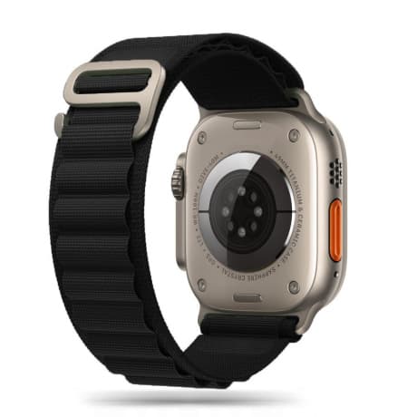 Tech-Protect Nylon Pro remienok na Apple Watch 44/45/46/49mm, black