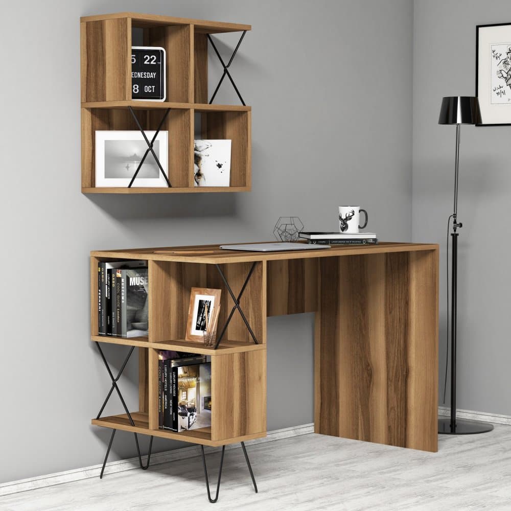 Písací stôl Extra 2 - Walnut