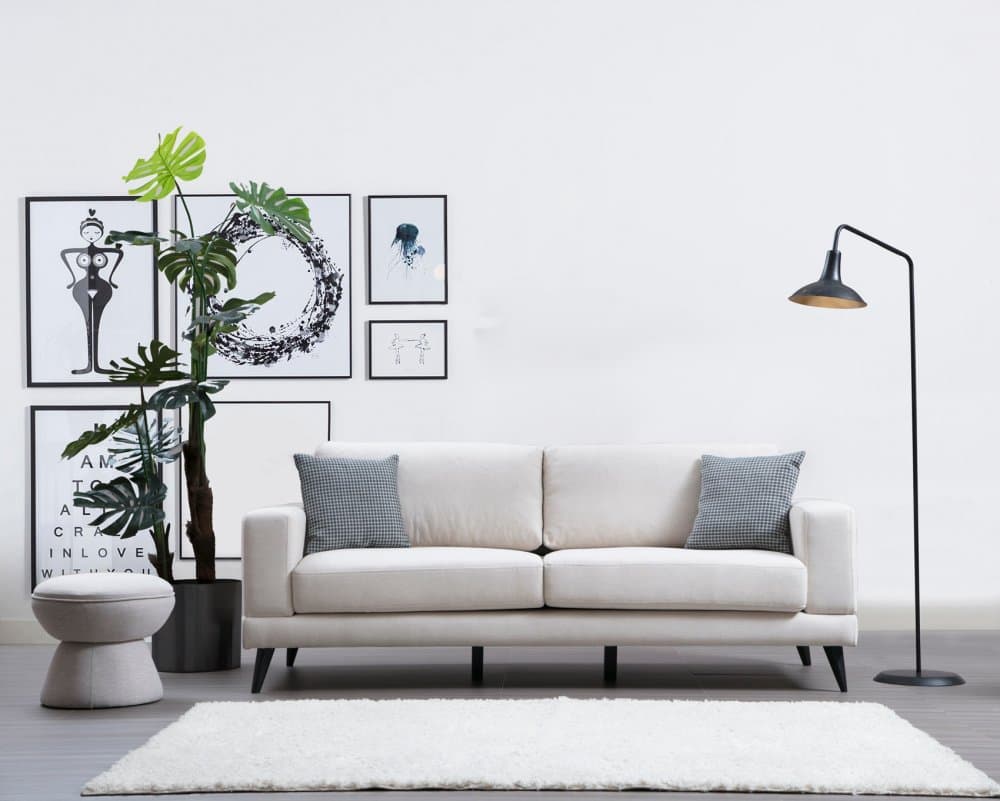 Trojmiestna rozkladacia pohovka Nordic 3 Seater - Beige