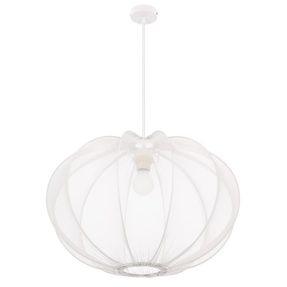 MELLOW lampa wisząca czarny 1x40W E27 abażur mist 52 piaskowy kula