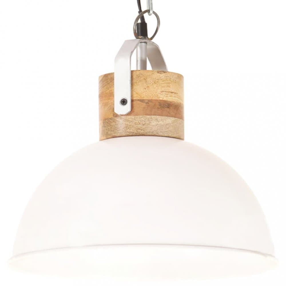 Závesná lampa 32 cm kov / mangovník Dekorhome