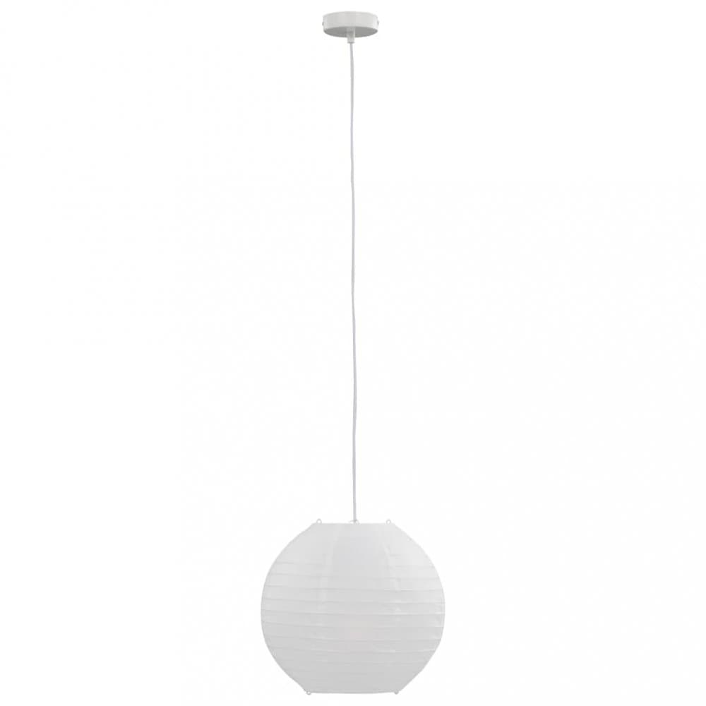 Závesná lampa biela Dekorhome