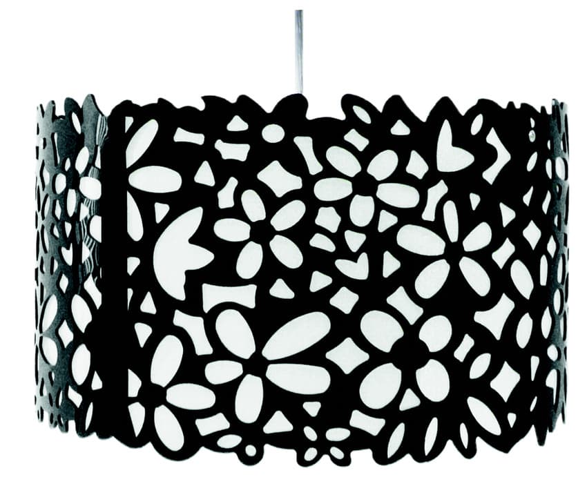 Stropná závesná lampa 3xE14 čierna SIMONA
