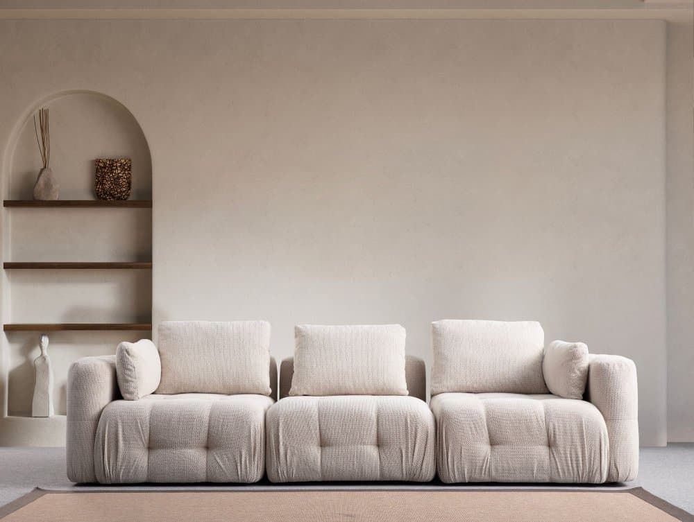 Trojmiestna pohovka Amaris 3 Seater - Beige