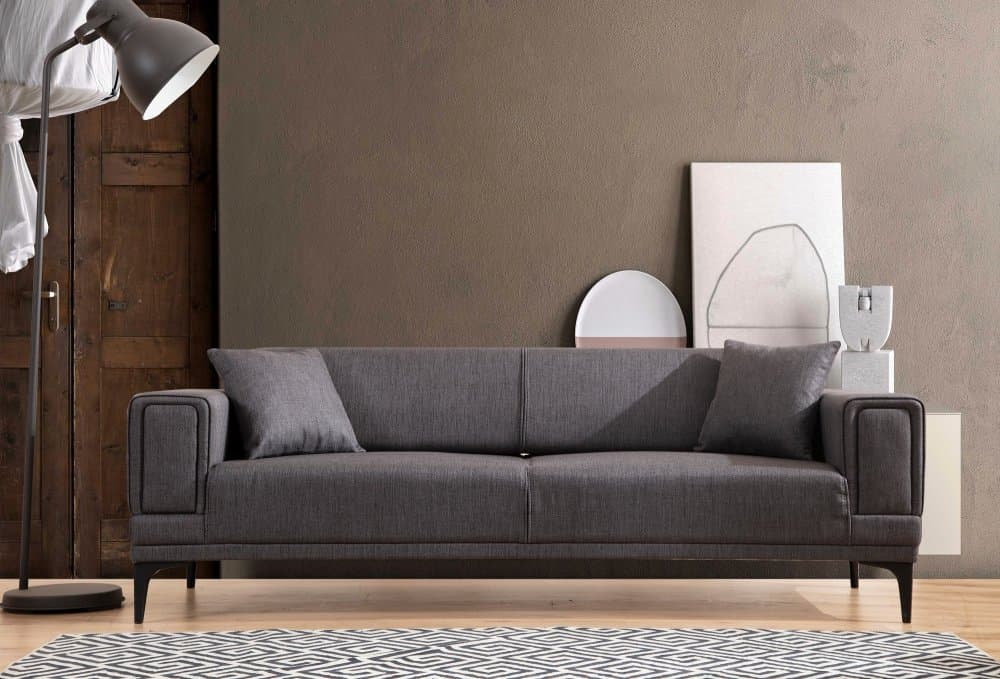 Trojmiestna rozkladacia pohovka Horizon - Dark Grey