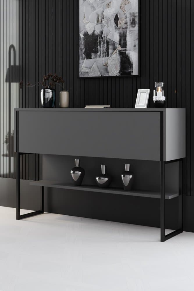 Komoda Luxe - Black, Anthracite