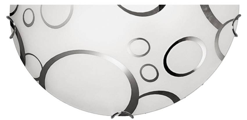 Sklenená stropná nástenná lampa E27 Doka