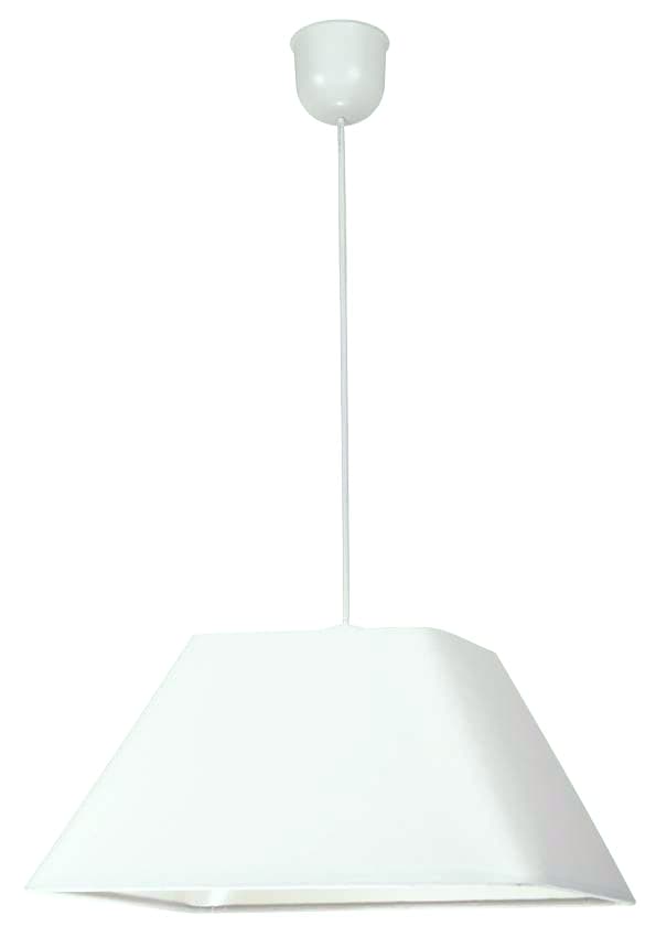 Závesná stropná lampa 1X60W E27 biela ROBIN